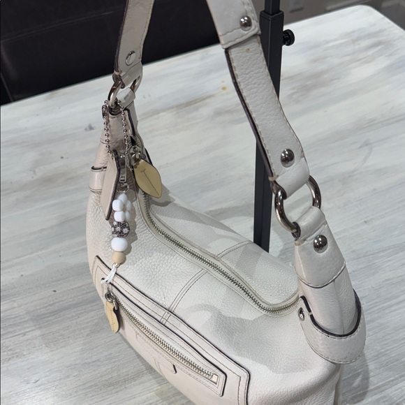 Coach Off-White Leather Shoulder Bag - Picture 5 of 14